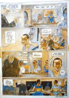 Damien Cuvillier - L‘ACTE D‘AMOUR Couleurs directes, signé 41,5 x 30 cm Â«Les