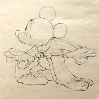 Walt Disney - Original Production Drawing - Mickey Mouse - Fantasia (1940) | Catawiki