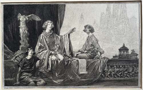 Franklin Booth | Franklin Booth Good Housekeeping Illustration | ComicArtFans Classifieds