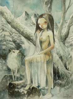 Tony Sandoval | Winter - Publié dans l’Artbook Nature 2023 | 2DGalleries