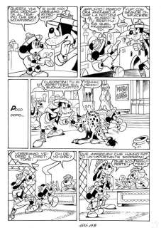 Asteriti, Sergio - Tavola originale - 1431-B - Topolino (1983) | Catawiki