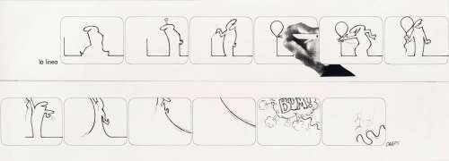 Cavandoli Osvaldo - "La Linea - Il palloncino", 1975 | Urania Casa d’Aste