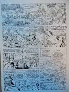 Mitton, Jean-Yves - Originele pagina (p.19) - Vae Victis! 12 - Adua, een wolvin huilt in Avaricum - (2003) | Catawiki