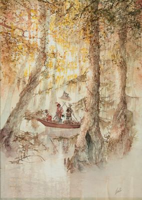 Lot 26 - Tisselli Sergio - "Tribù indiane: Seminole ", 2015 | Urania Casa d’Aste