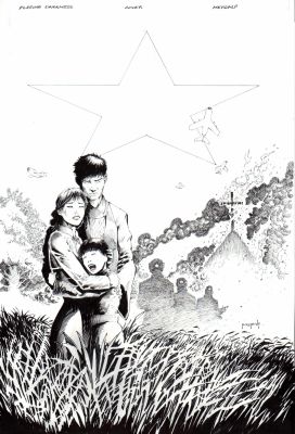 Jason Metcalf | Fleeing Darkness #1 Cover (2019) - $800.00 | ComicArtFans Classifieds