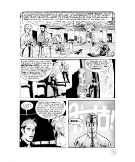 Martyn Mistére - Gino Vercelli - 2x original pages "Il segreto di Altrove" - Page volante - EO - (2001) 