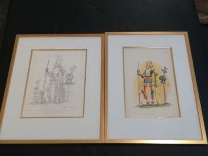 Carl Barks, original watercolour + pencil prelim - Sir Bruce - EO - (1978) | Catawiki