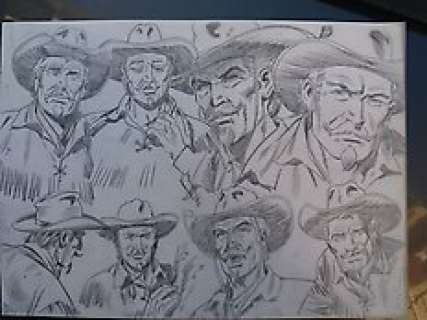 Tex - Felmang - original artwork "Kit Carson" - Page volante - (2017) 