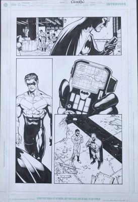 Doug Mahnke, Tom Nguyen | Batman #638 Pg. 3 Batman Under the Hood! | ComicArtFans Classifieds