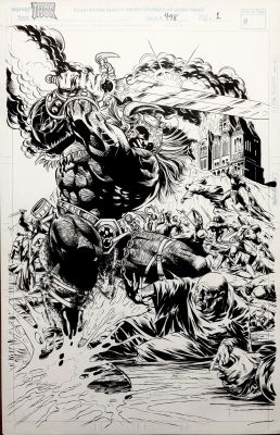 Mike Deodato Jr | Thor Issue 498 Page 1 | ComicArtFans Classifieds