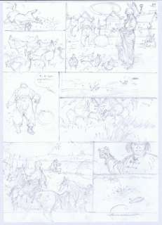 Hermann - Originele schetspagina (p.25) - Schemerwoude 14 - Vassya  - (2009) | Catawiki