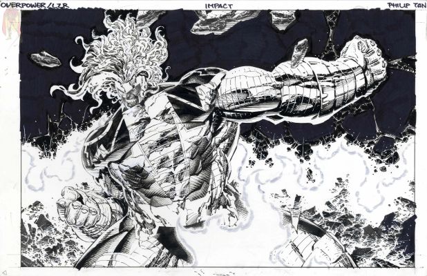 Philip Tan | Overpower Card Impact By Philip Tan | ComicArtFans Classifieds