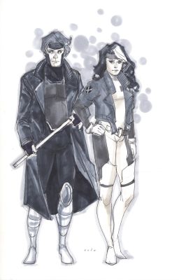 Rogue and Gambit by Phil Noto | DiTullio Art Collective