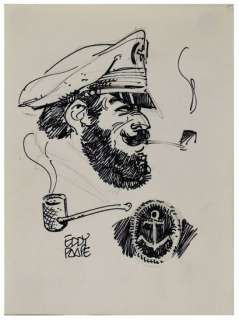 Eddy Paape (1920-2012)... | Eddy Paape (1920-2012) - 1 dessin préparatoire de la... | Arthema Auction