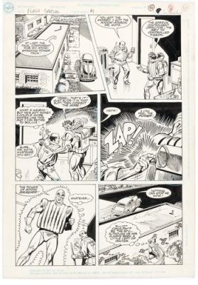Novick FLASH SPECIAL 1 pg 7 1ST EVER ATOM SMASHER PAGE +JONATHAN FOX 1st APP ISS | eBay US