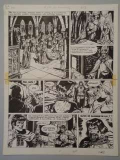 Derib - Originele pagina - Arnaud de Casteloup - ’La fille du braconnier’ - (1976) | Catawiki