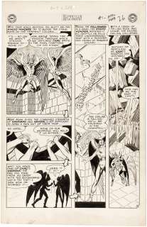 "HAWKMAN" VOL. 1 #1 COMIC PAGE ORIGINAL ART BY MURPHY ANDERSON. | Hake’s