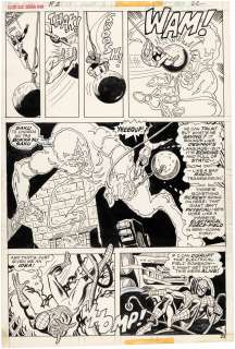 "GIANT-SIZE SPIDER-MAN #3 COMIC BOOK PAGE ORIGINAL ART BY ROSS ANDRU. | Hake’s
