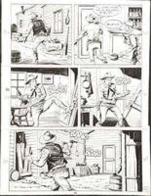Erio Nicolo’ | Original page for Tex. Cm. 26x43. Ink. Mint. Code 2343. | Segni e Disegni