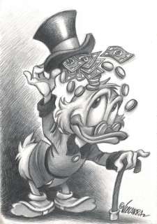 Uncle Scrooge’s Hat Tip - Original Drawing - Vizcarra, Joan  - EO | Catawiki