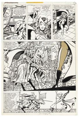 Lot 432 - [Original Comic Art ] GEORGE PEREZ and DAN GREEN * AVENGERS No. 200, Page 19 * SIGNED by GEORGE PEREZ | PBA Galleries