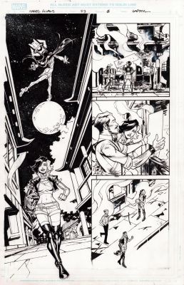 MARVEL RIVALS- LUNA SNOW, GALACTA, DOOM, DAREDEVIL - ERIC GAPSTUR | Comix Art Studio