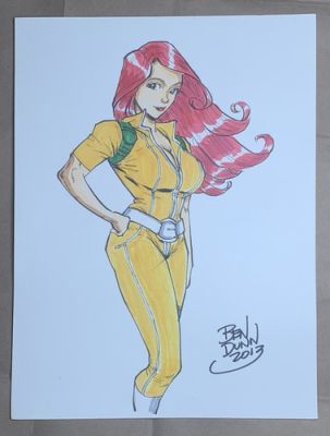 Ben Dunn Original Comic Book Artwork April O’Neil From The Ninja Turtles | eBay US (Buy It Now)