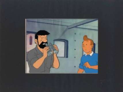 Hergé, Studiosles... | Hergé, StudiosLes aventures de Tintin Cellulo original... | Aibo Art Auction