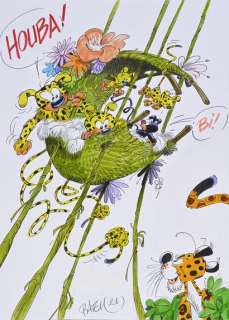 BATEM (Luc Collin,... - Lot 113 - BATEM (Luc Collin, né en 1960.) Le nid du Marsupilami. Encre...