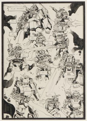 Lot 463 - Original BattleTech Comic Panel | misc / divers