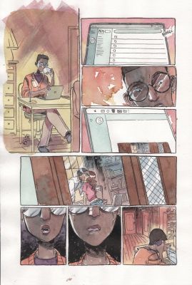 Morgan Beem | Author Immortal # 5 Page 22 | The Artist Bullpen