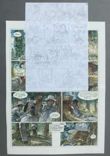 Hermann - Planche de crayonnés (p.47) - DukeÂ Tome 2: Celui qui TueÂ  - (2018) | Catawiki