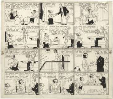 164: Westover Tillie the Toiler 1930 original comic art