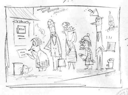 Bob Staake | Washington Post - Confused ATM ($40.00) | Comic Art Collective