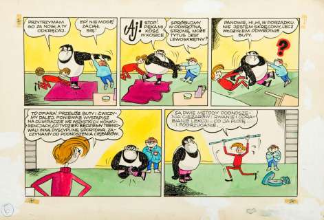 Henryk Jerzy Chmielewski (1923 - 2021) - Henryk Jerzy Chmielewski | "Tytus, Romek i A’Tomek. Księga VI", plansza nr 6, 1971