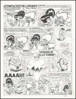 Devos. Planche originale Génial Olivier | BDEnchères