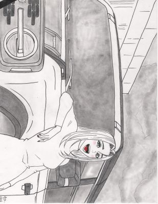 Saylor | Original Woman and her bronco Illustration | Raremarq (Buy It Now)