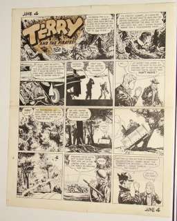 4074: CANIFF. TERRY AND THE PIRATES. SUNDAY. | Weiss Auctions