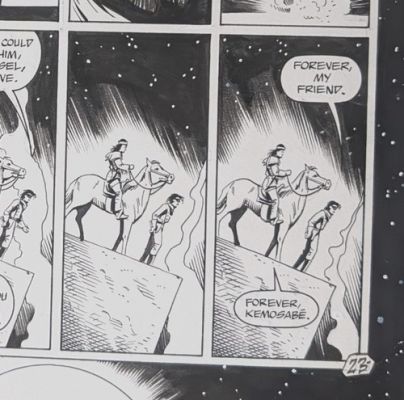 Lone Ranger and Tonto Orig Comic Art Page #4 pg 23 TOPPS 1994 Truman Magyar | eBay US (Buy It Now)
