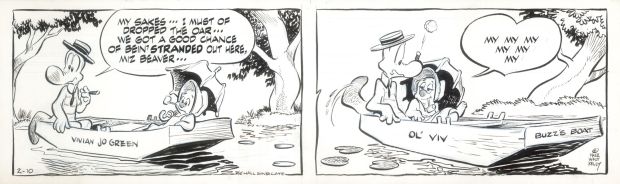 Pogo - Walt Kelly | 53.) WALT KELLY: Pogo daily strip | Galerie Laqua