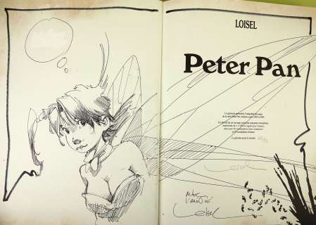 Loisel Regis Peter... | LOISEL Regis Peter Pan Superbe dédicace sur le tirage... | Vermot et Associés