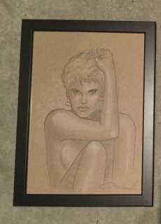 Renaud - Dessin original - Portrait de Jessica Blandy (2016) | Catawiki