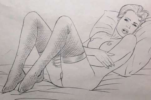 Playboy - Al Rio - Original Art Playboy - Art original - (1996) | Catawiki