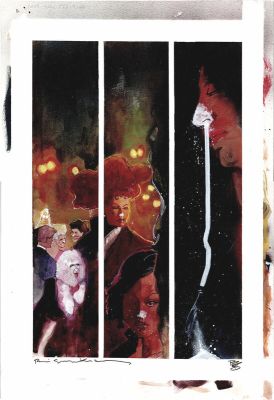 Bill Sienkiewicz | Mr. X Vortex comics page by Bill Sienkiewicz | 2DGalleries