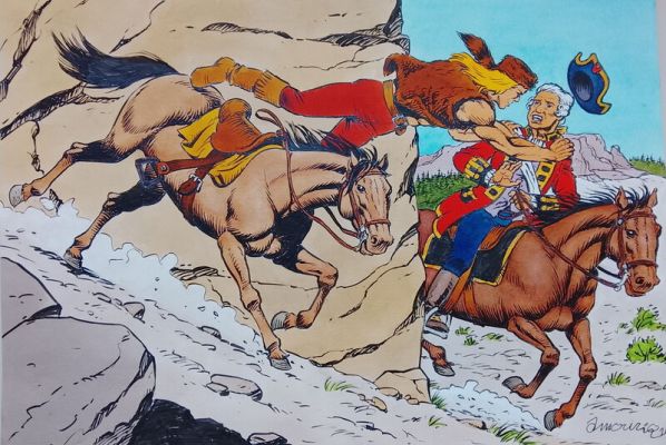 André Amouriq | Blek vs Officier Anglais | 2DGalleries