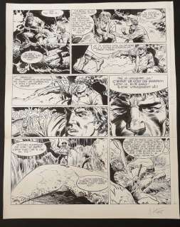 Comanche  T11 - Planche orginale (p.38) -  Les fauves  - (1990) | Catawiki