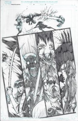Spider-Man and Wolverine Issue 10 Page 16 vs Arachnix Gerardo Sandoval | Comix Art Studio