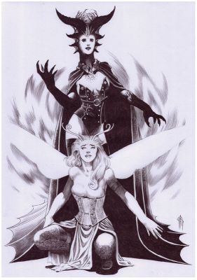 Philippe Bringel | La fée et la démone | 2DGalleries