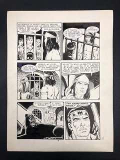 Tex n° 349 - Fabio Civitelli - tavola originale "Abissi" - EO - (1989) | Catawiki