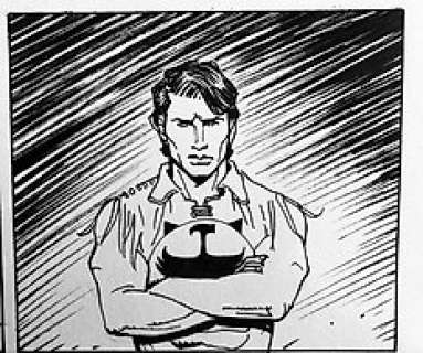 Zagor - â€œDal profondo della terraâ€ - illustrazione originale di Luigi Piccatto - firmata  - Page volante | Catawiki